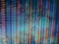 Virus detected, alert message. Scanning and identifying computer virus inside binary code listing Royalty Free Stock Photo