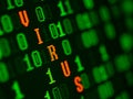 Virus found in binary data