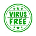 Virus free stamp.