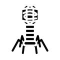 virus genetic engineering glyph icon vector illustration Royalty Free Stock Photo