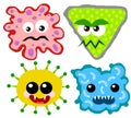 Virus germs set2