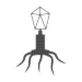 Virus Halftone Dotted Icon Royalty Free Stock Photo