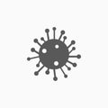 Virus icon, bacteria, atom, bacterium, cancer