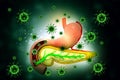 Virus infection of pancreas