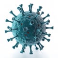 Virus isolated on transparent background Royalty Free Stock Photo