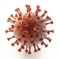 Virus isolated on transparent background Royalty Free Stock Photo