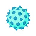 Virus. Isometric illustration Royalty Free Stock Photo