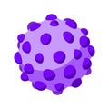 Virus. Isometric illustration Royalty Free Stock Photo