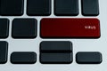 Virus on Keyboard