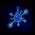 Virus medical concept health vector illustrator artwork background Royalty Free Stock Photo