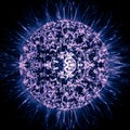 Virus or normal cell Royalty Free Stock Photo