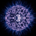 Virus or normal cell Royalty Free Stock Photo