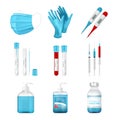 Virus protection 3D realistic icon set. Corona virus Covid prevention collection, medical ppe element set. Soap bottle