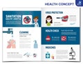 Health medical vector infographic element design illustration