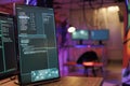 Virus and running code on screens