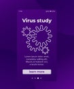 virus study vector mobile design for apps