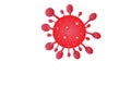 Virus surgical mask face flu influenza covid-19 coronavirus Royalty Free Stock Photo