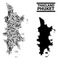 Virus Therapy Mosaic Map of Phuket