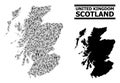 Virus Therapy Mosaic Map of Scotland