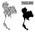 Virus Therapy Mosaic Map of Thailand