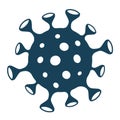 Virus vector icon, bacteria pictogram