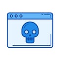 Virus line icon. Royalty Free Stock Photo