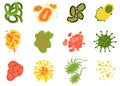 Viruses And Bacteria Set