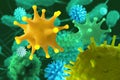 Viruses, microbes and bacteria. Prevention of infectious diseases