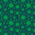 Viruses seamless pattern, abstract background. Illustration of coronavirus