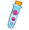 Viruses in test tube