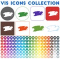 Vis icons collection.