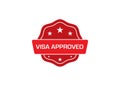 Visa Approved stamp,Visa Approved rubber stamp,