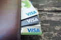 Visa card and Master card