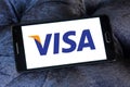 Visa logo Royalty Free Stock Photo