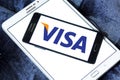 Visa logo Royalty Free Stock Photo