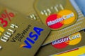 Visa and Master credit cards