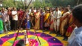 Visakhapatnam, Andhra Pradesh, India, 12th JANUARY, 2019: Part of sankranthi sambaralu conducted by A.P. Government