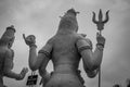 Shiva Parvathi statues on Kailasagiri hill , India Royalty Free Stock Photo