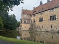 Vischering castle in MÃÂ¼nsterland Germany Royalty Free Stock Photo