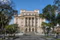 Visconde de Maua Square and Santos City Hall - Santos, Sao Paulo, Brazil Royalty Free Stock Photo