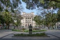 Visconde de Maua Square and Santos City Hall - Santos, Sao Paulo, Brazil Royalty Free Stock Photo