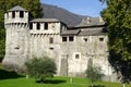 Visconteo castle at Locarno Royalty Free Stock Photo