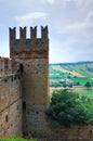 Visconti Castle. Castell'Arquato. Emilia-Romagna. Italy. Royalty Free Stock Photo