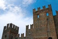 Visconti Castle. Castell'Arquato. Emilia-Romagna. Italy. Royalty Free Stock Photo