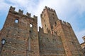 Visconti Castle. Castell'Arquato. Emilia-Romagna. Italy. Royalty Free Stock Photo