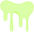 viscous RADIOACTIVE green liquid Royalty Free Stock Photo