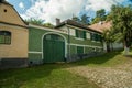 Viscri village and fortified church of Viscri, Transylvania, Rom Royalty Free Stock Photo