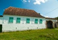 Viscri village and fortified church of Viscri, Transylvania, Rom Royalty Free Stock Photo