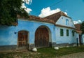 Viscri village and fortified church of Viscri, Transylvania, Rom Royalty Free Stock Photo