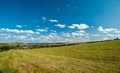 Viscri village and fortified church of Viscri, Transylvania, Rom Royalty Free Stock Photo